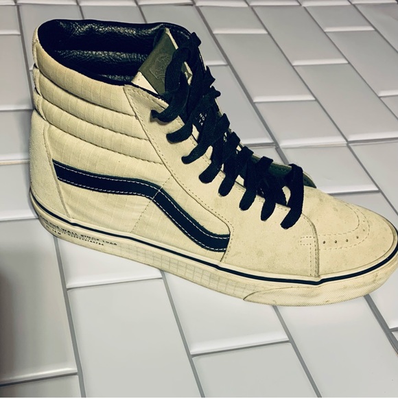 Vans Other - Vans 66 Supply SK8-Hi Skate Sneakers Antique White Men’s size 9 women’s 10.5